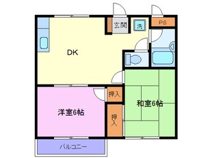 サンハイツＡの物件間取画像